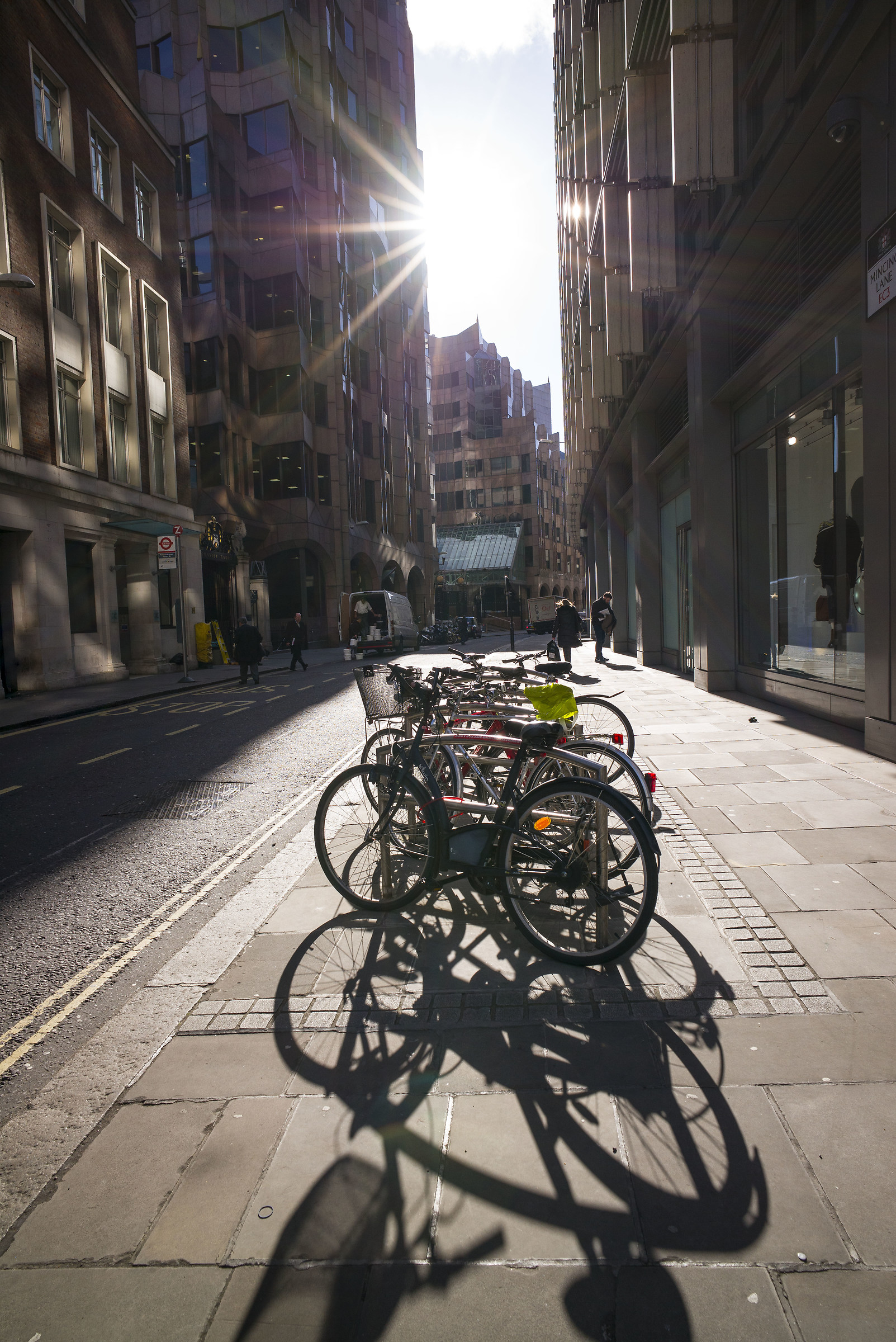 backlit bicycles