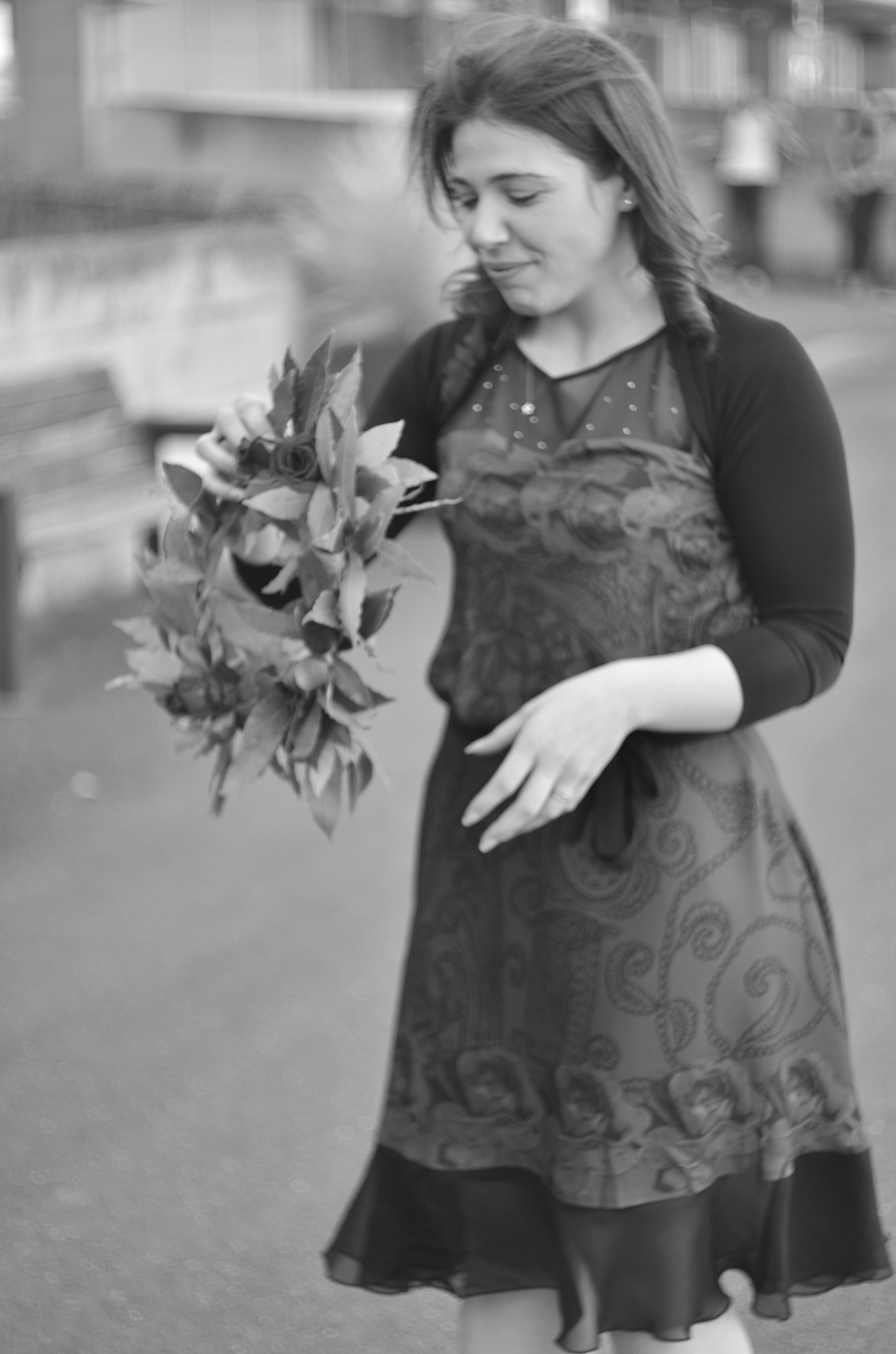 Francesca in Black and White