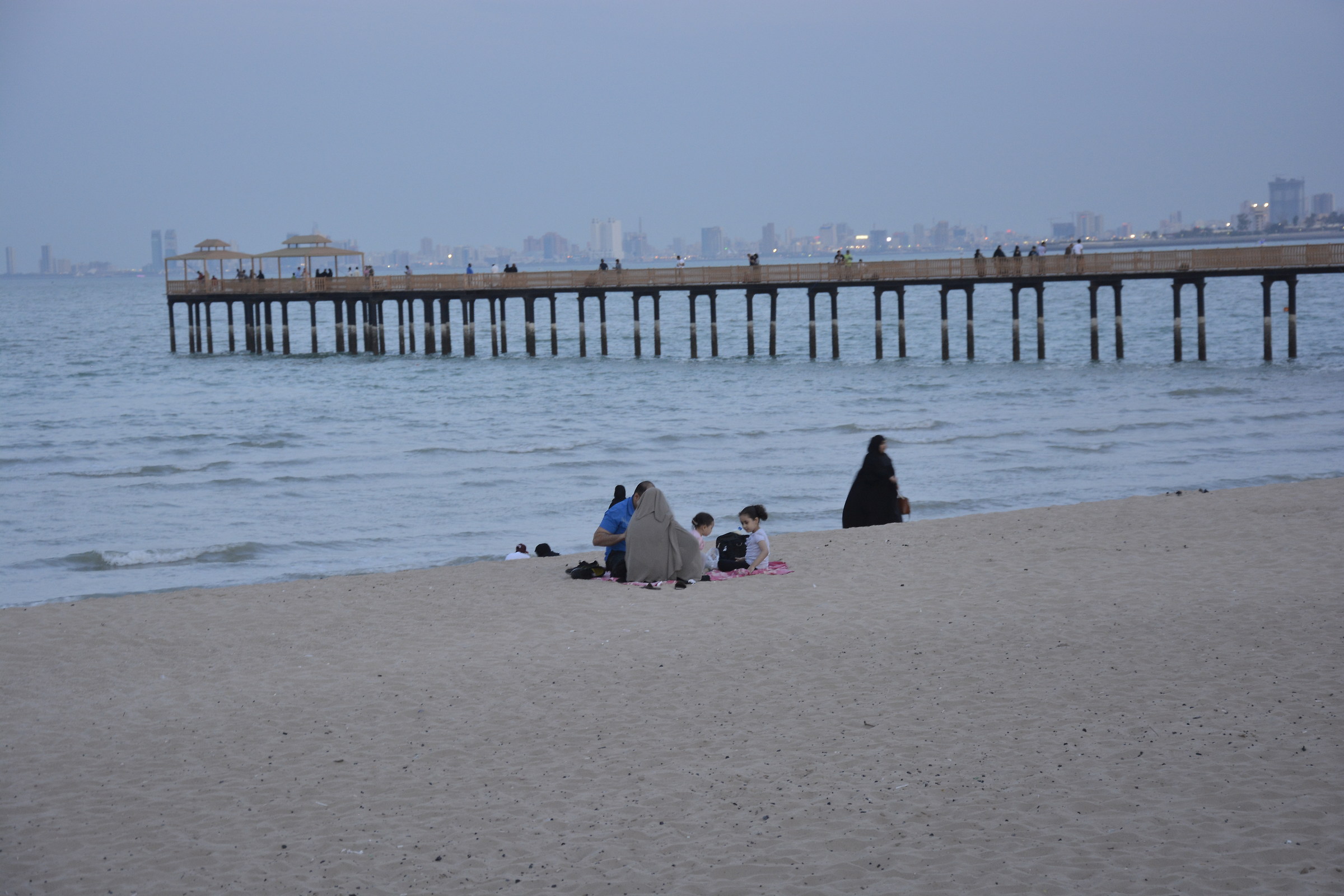 evening on the beach