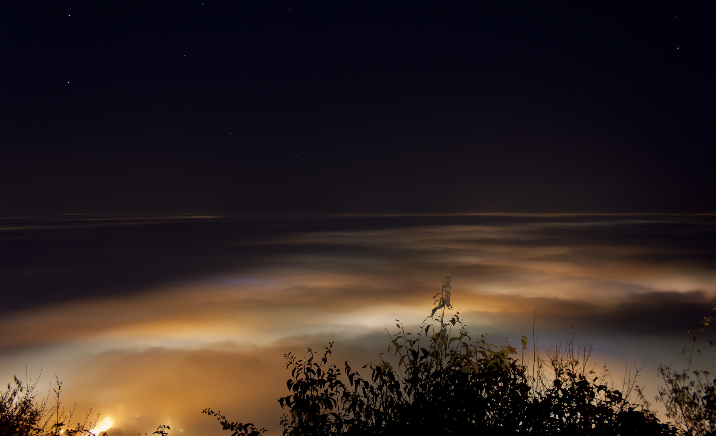 Luci sotto la nebbia