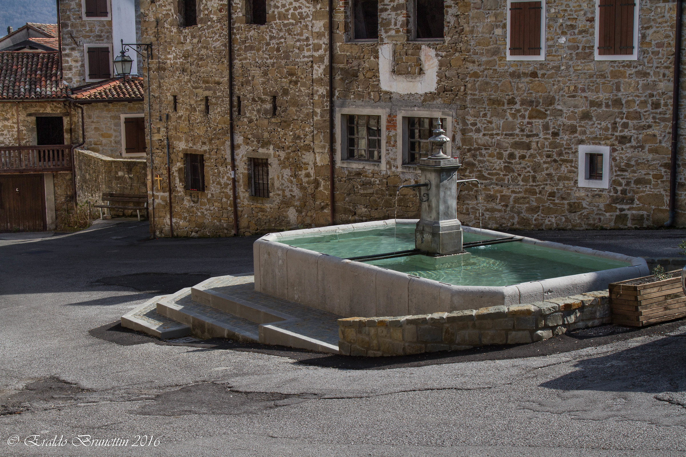 The splendid square of Frisanco (pn)