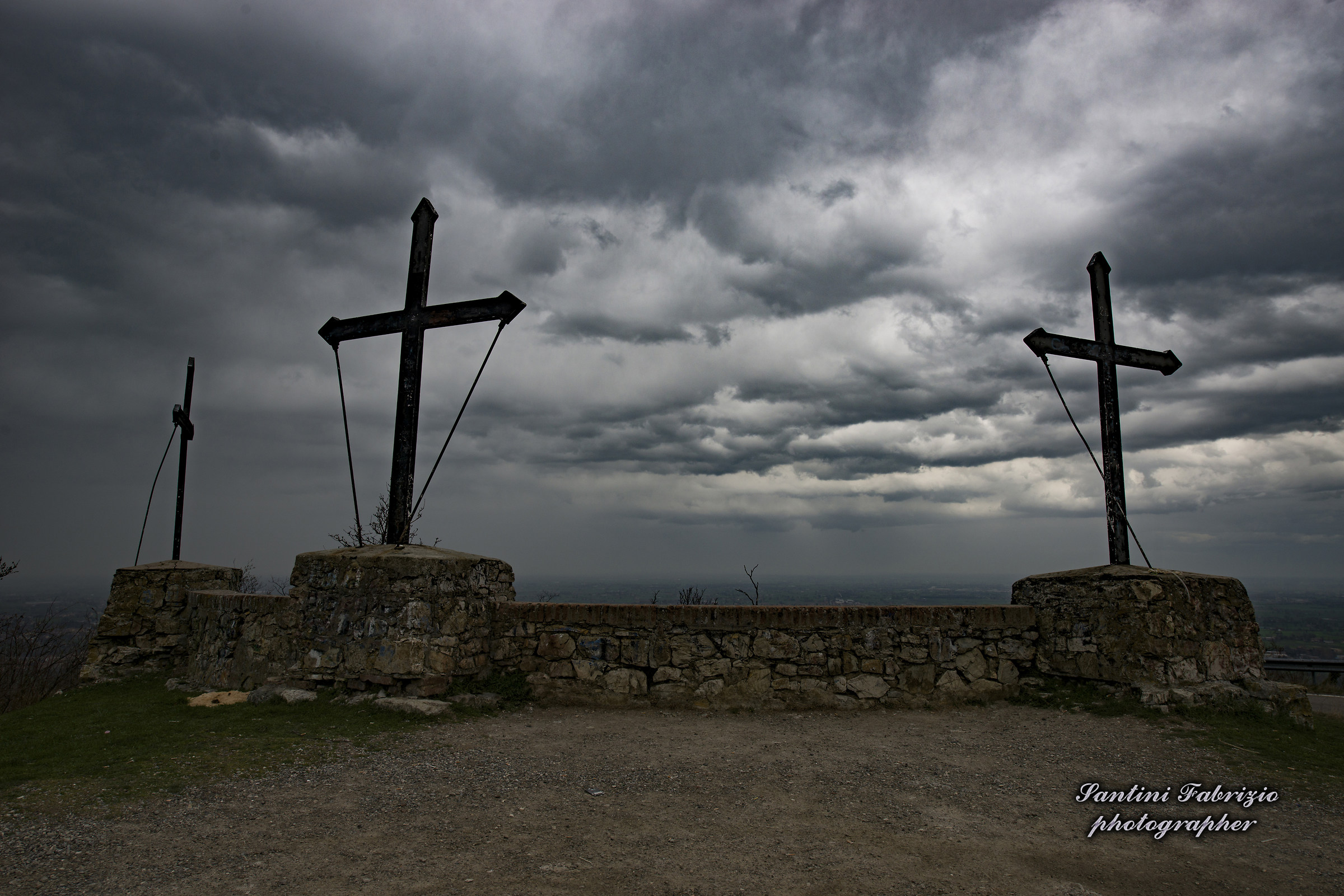 The three crosses "apocalypse"