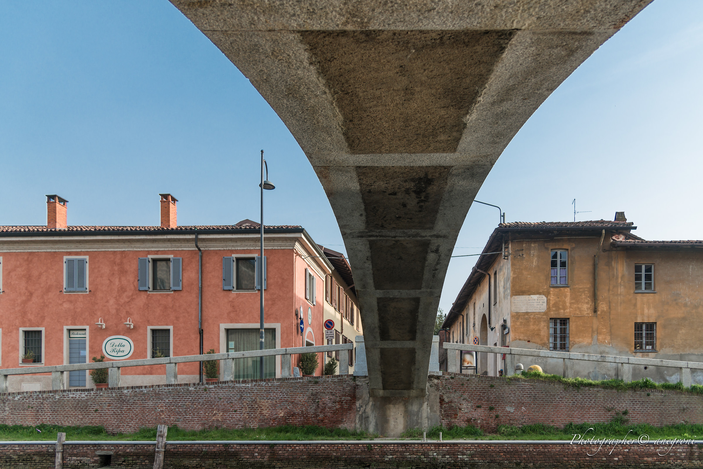 The bridge from below
