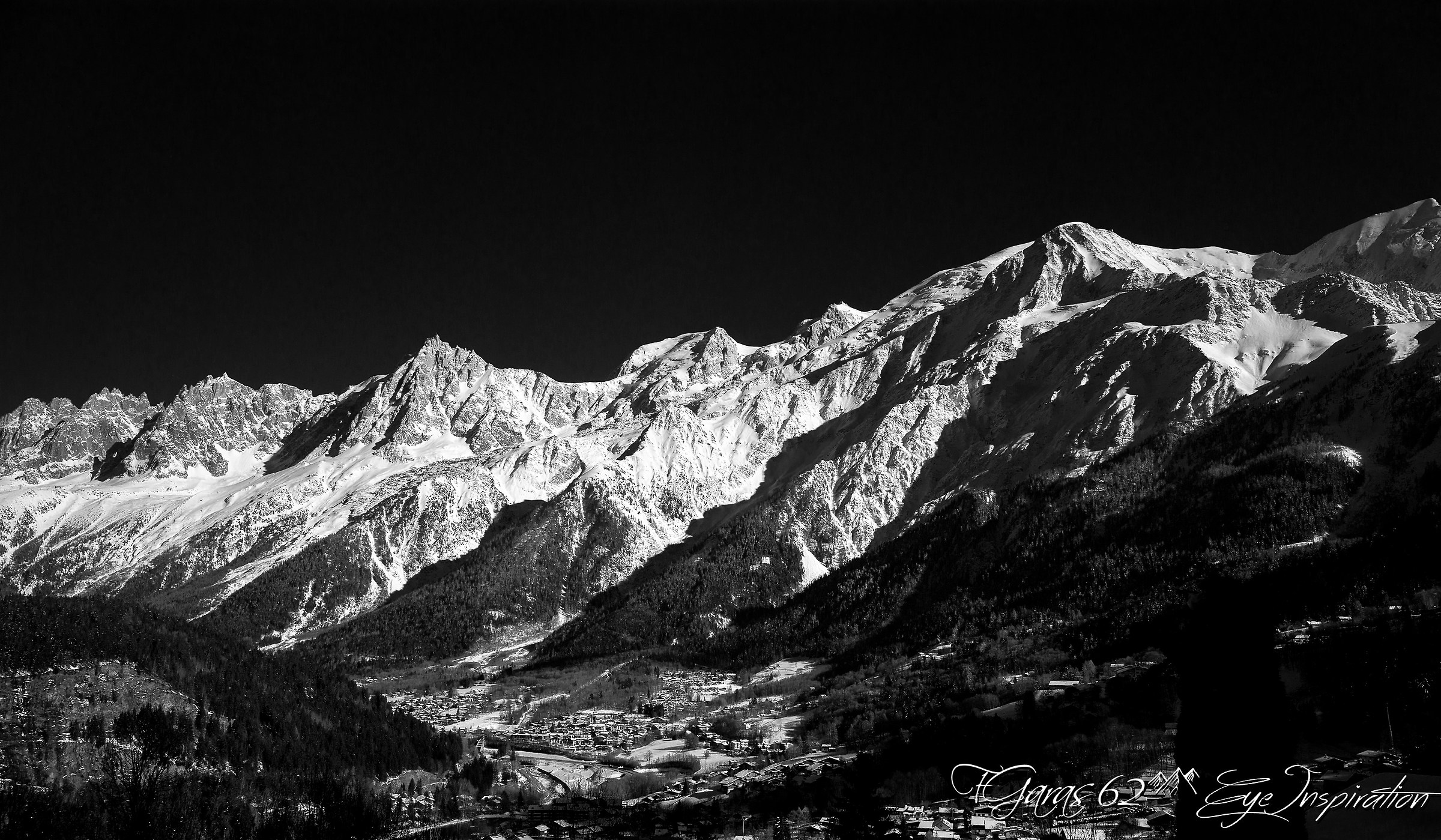 Aiguille du Midi - Monte Bianco - Paysage lunaire