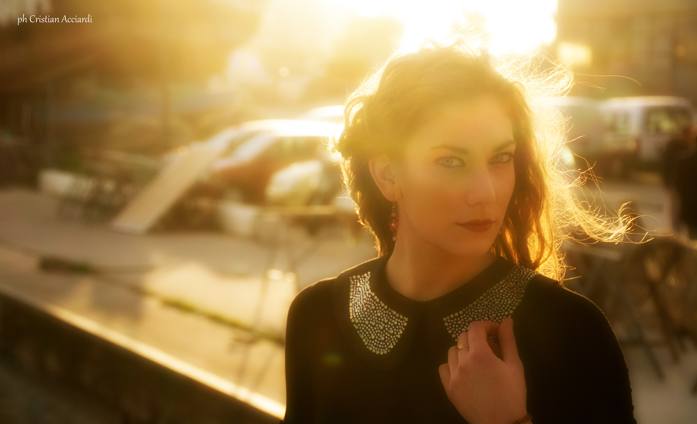 Enveloped by the light ...