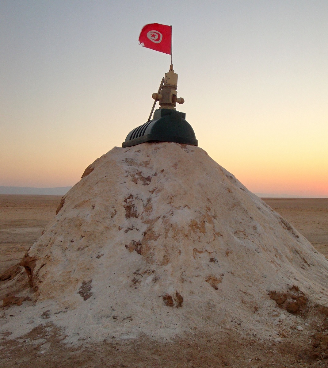 Lago Salato. Tunisia