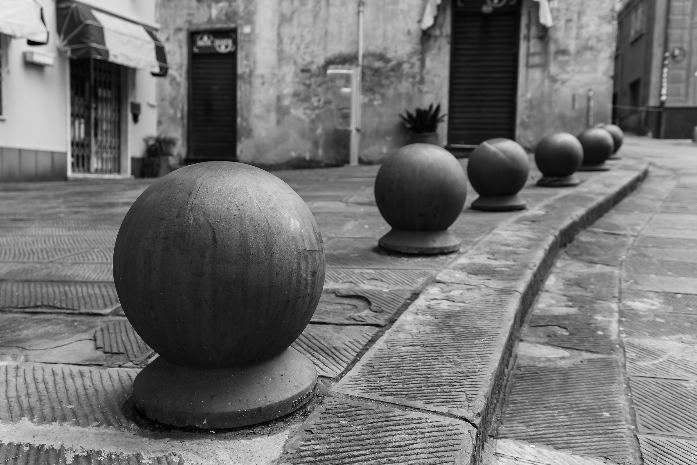 In a street of Genoa