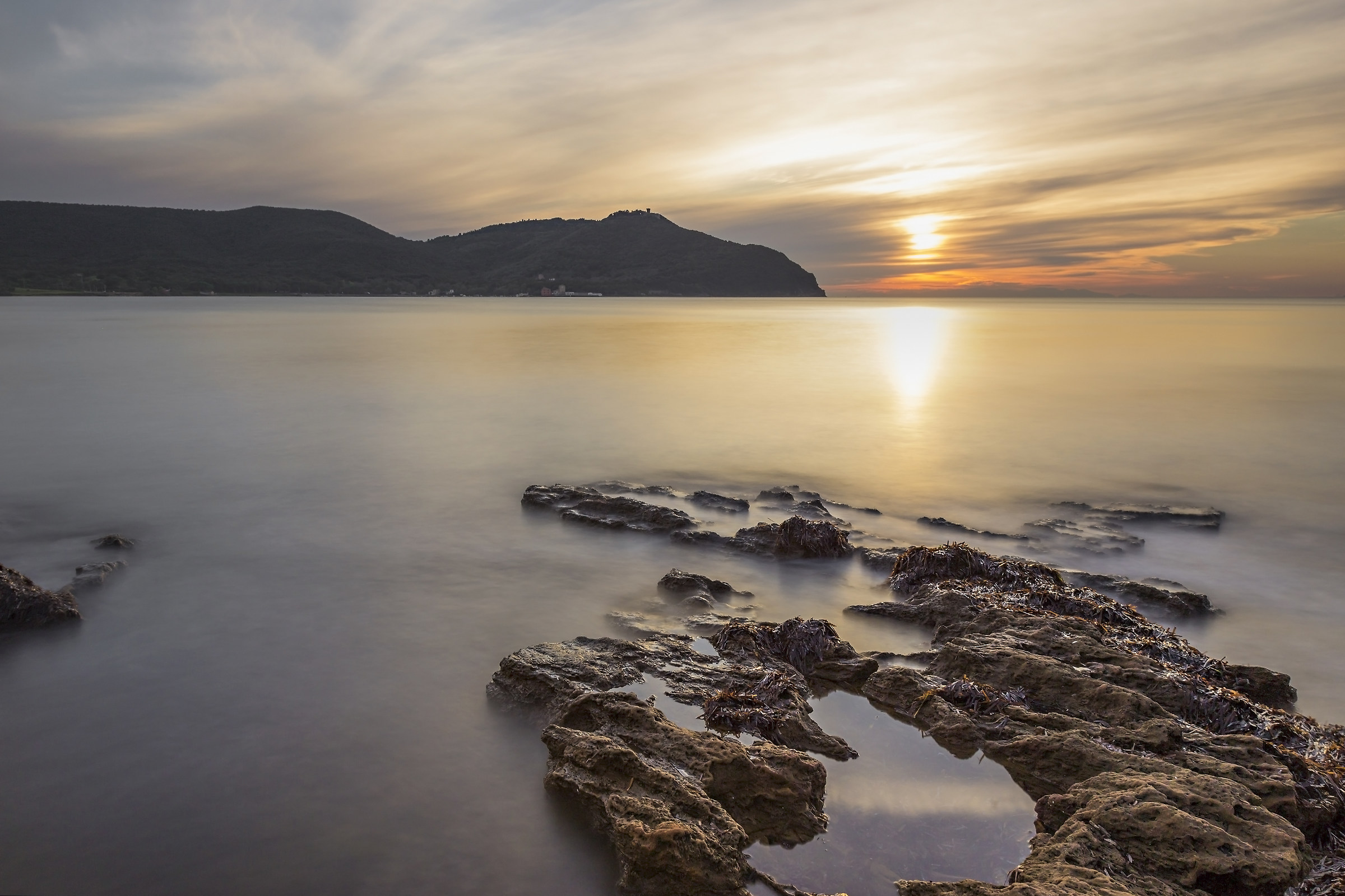 Sunset in the Gulf of Baratti