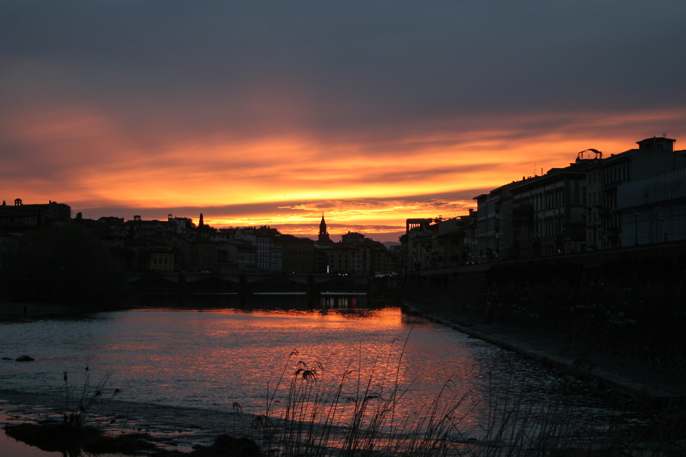tramonto su Firenze