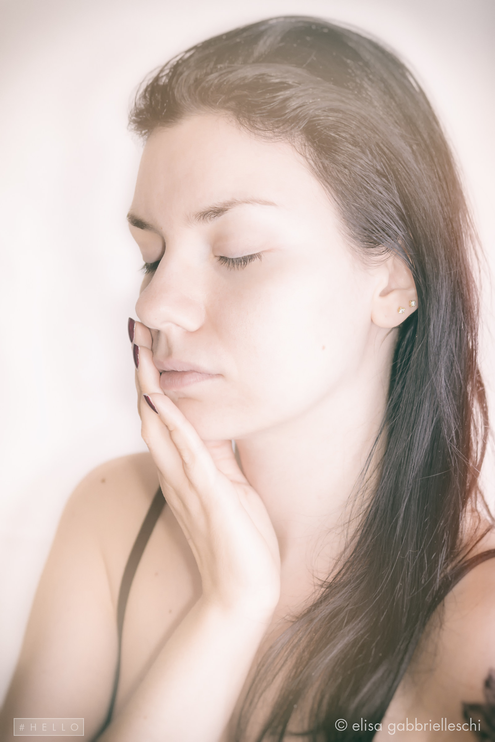 With your eyes closed - self-portraits