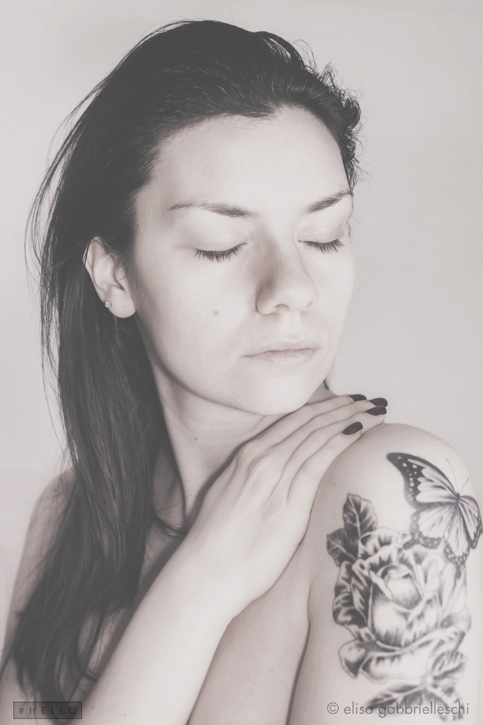 With your eyes closed - self-portraits