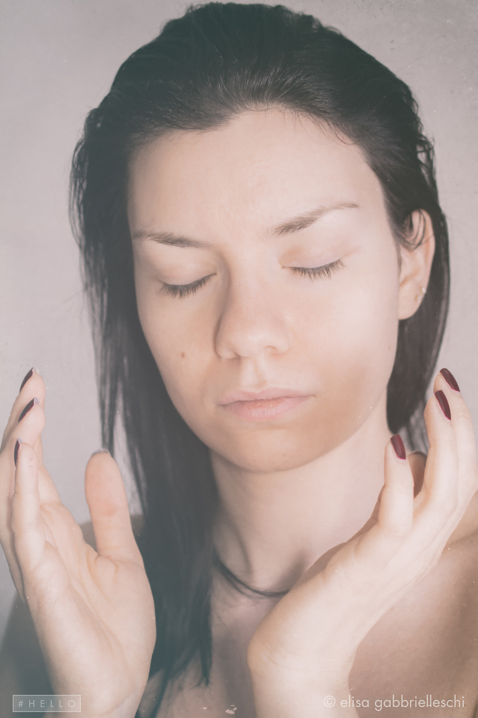 With your eyes closed - self-portraits