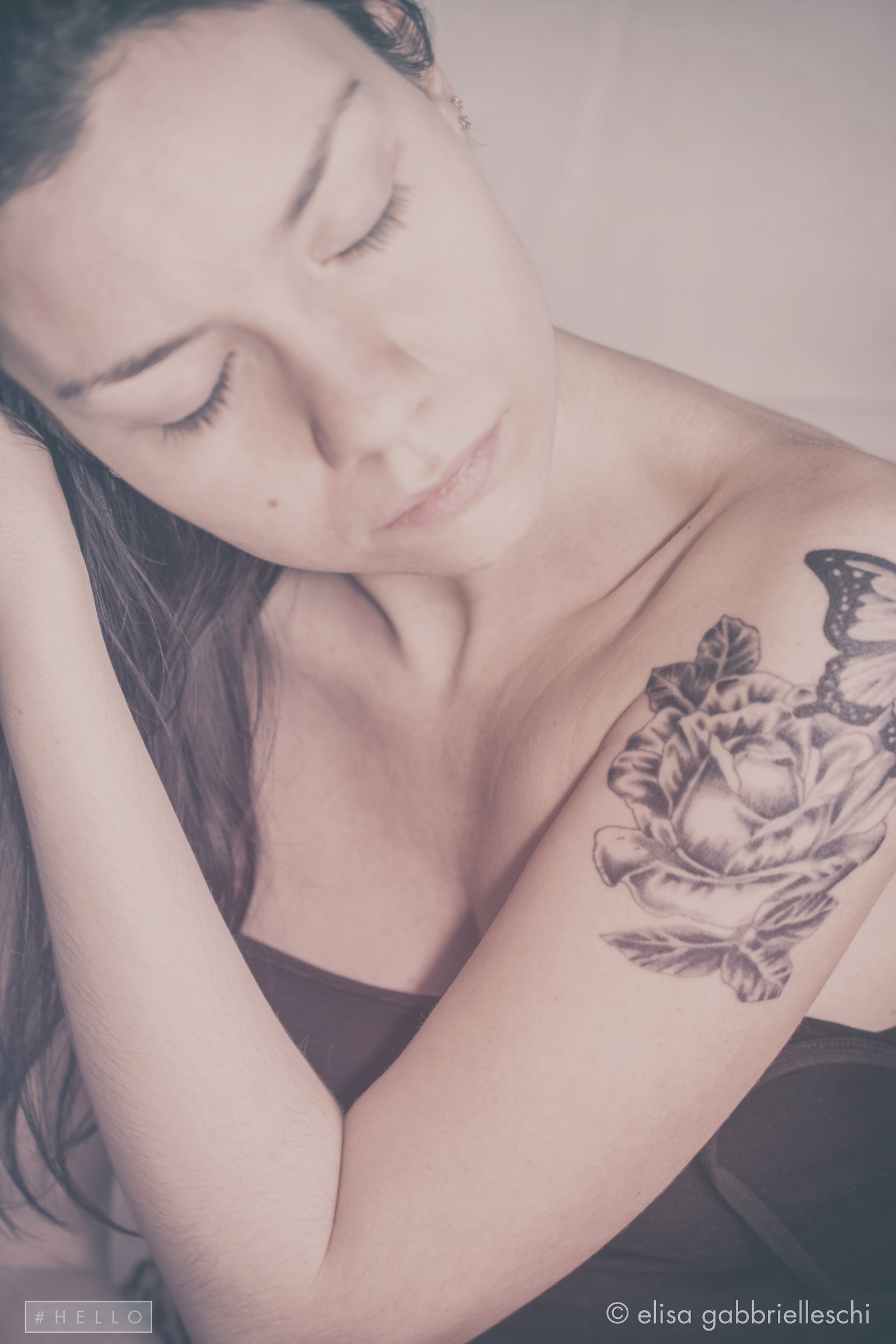 With your eyes closed - self-portraits