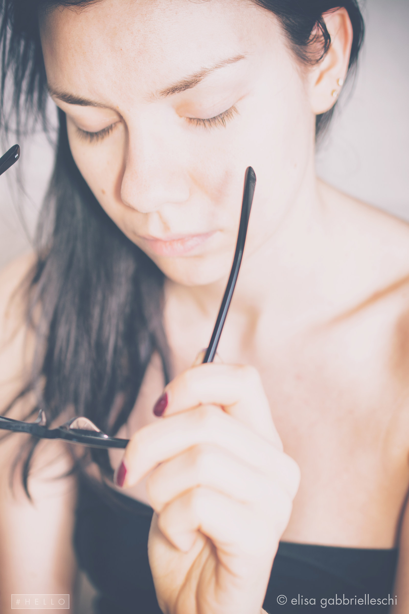 With your eyes closed - self-portraits