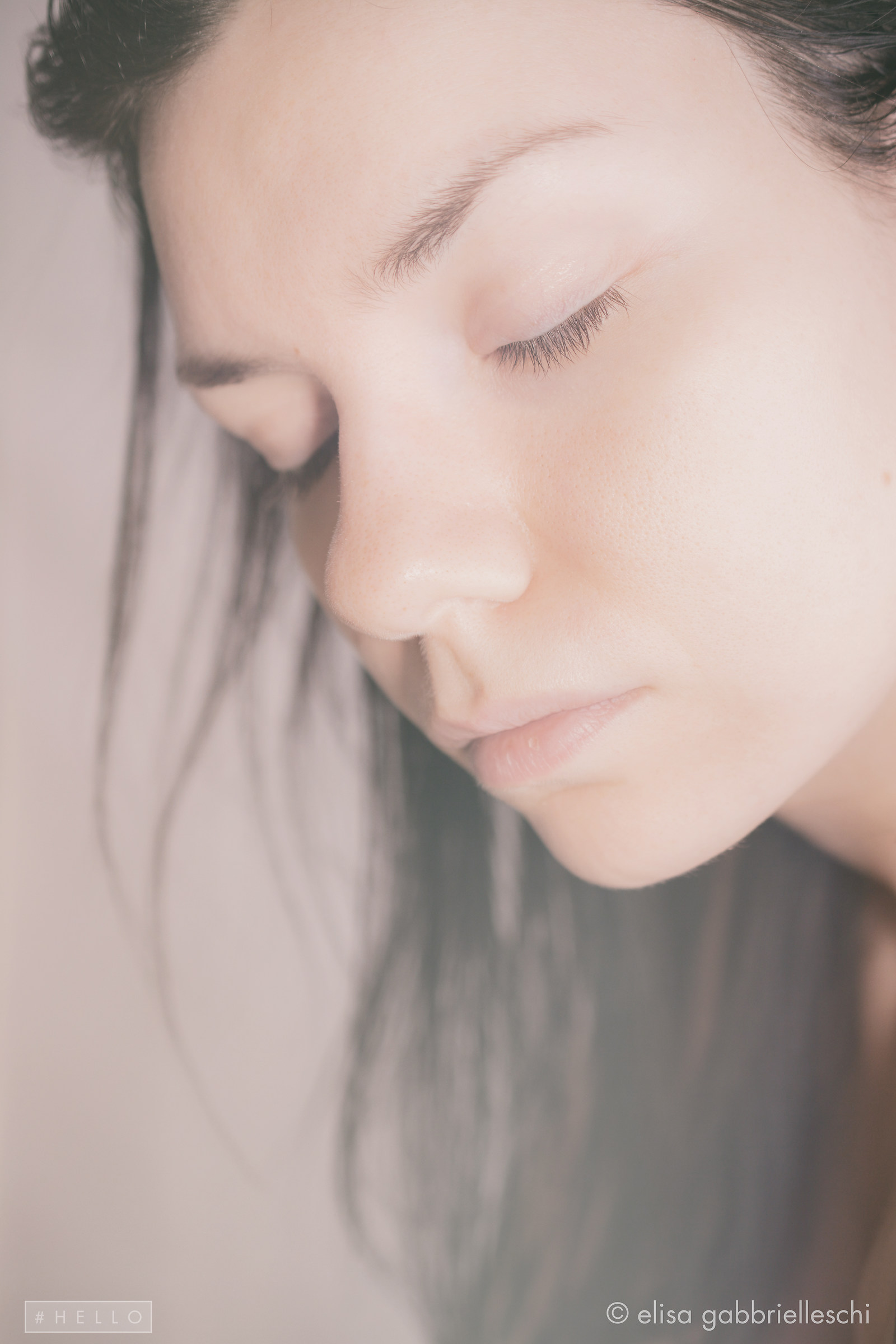 With your eyes closed - self-portraits