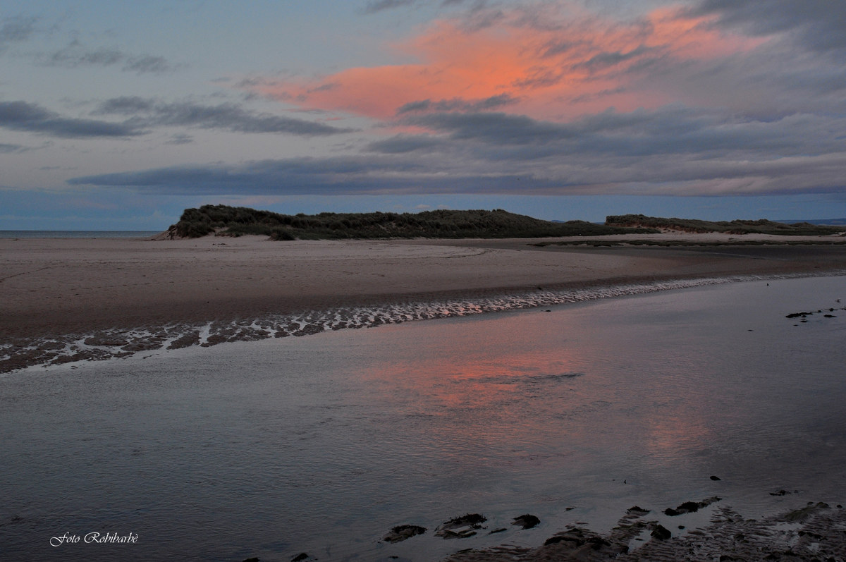 Tramonto a Lossiemouth...