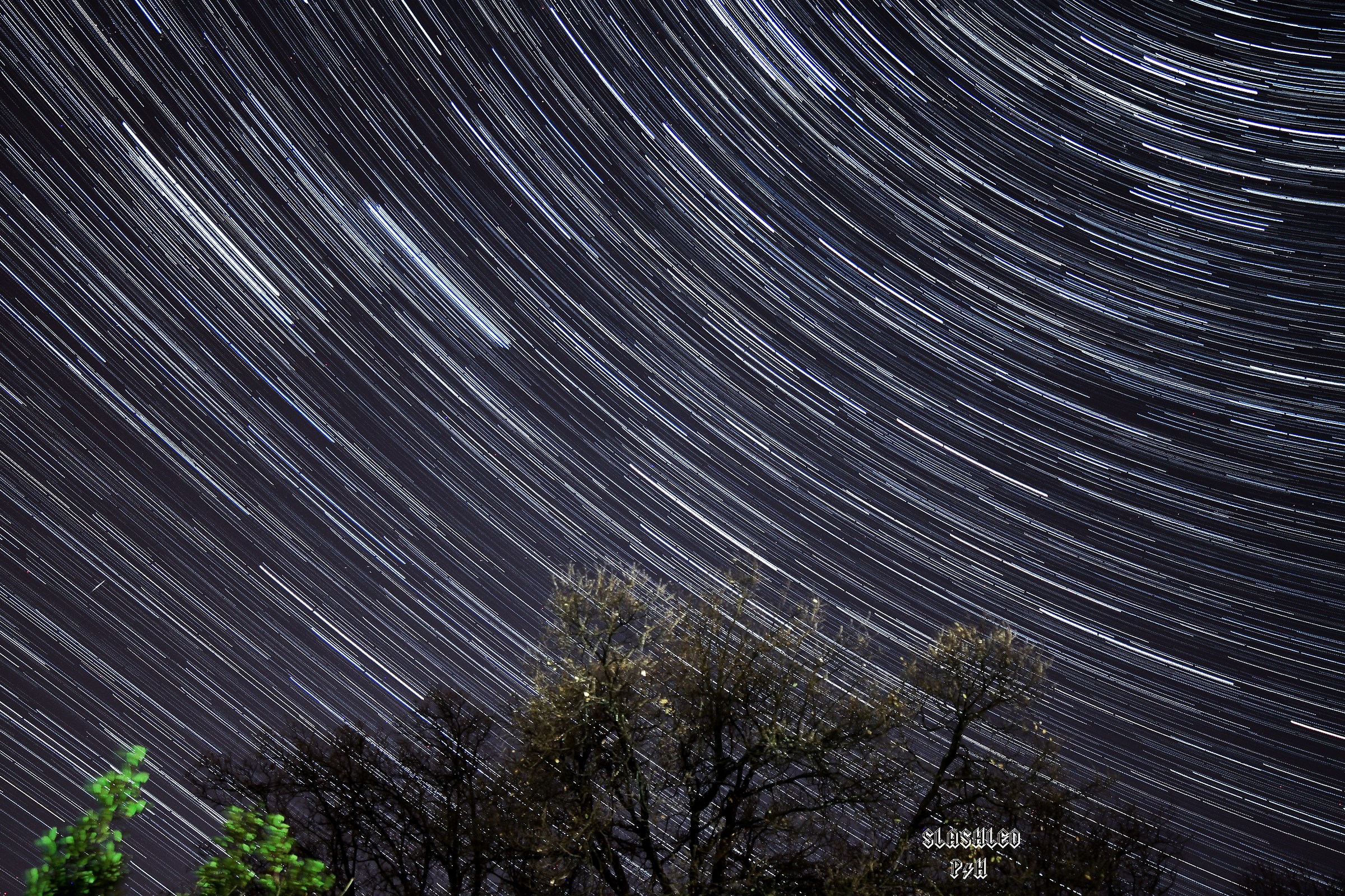 Startrails da casa