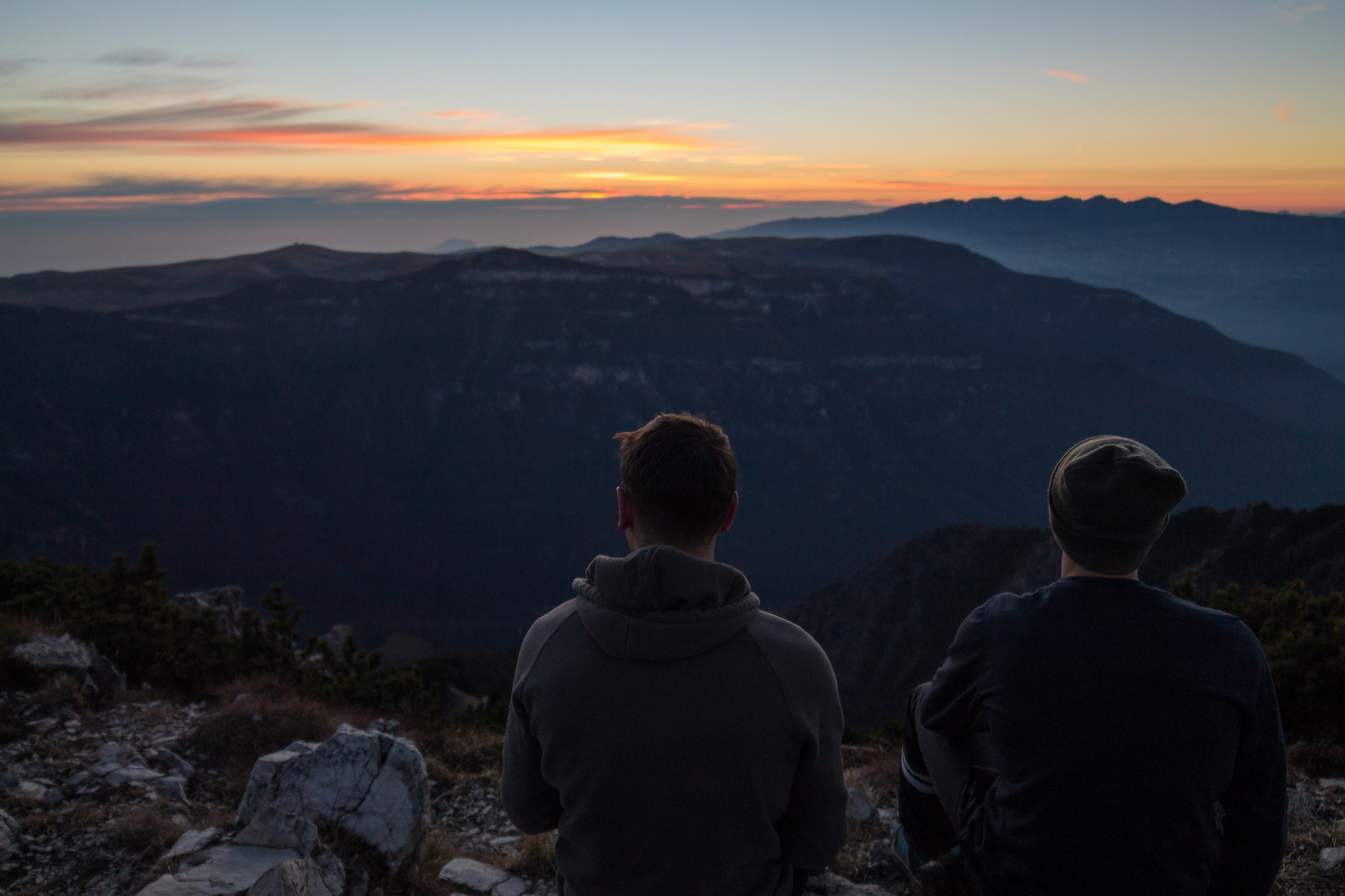 Contemplating the sunset