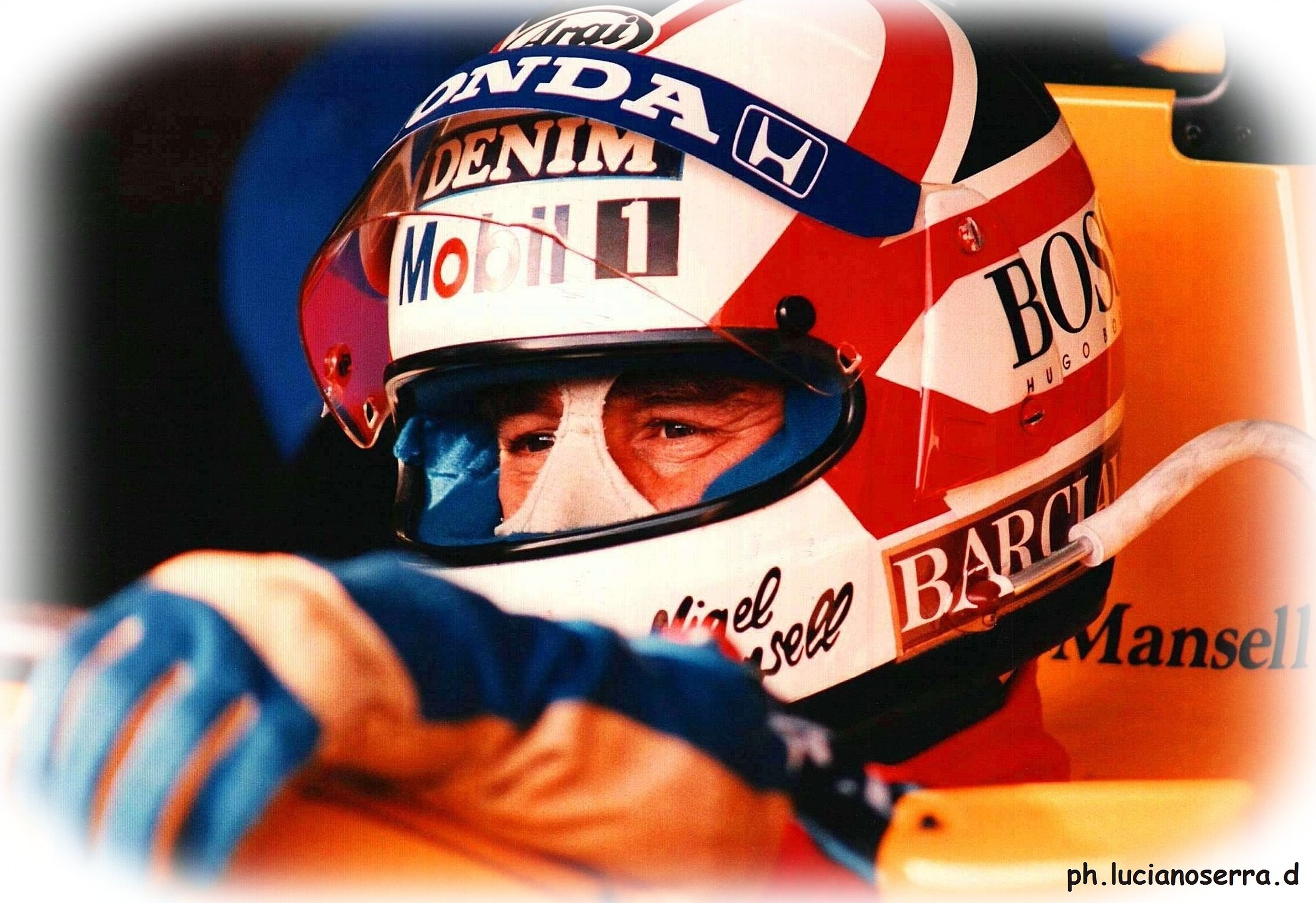 Nigel Mansell in the Williams Honda