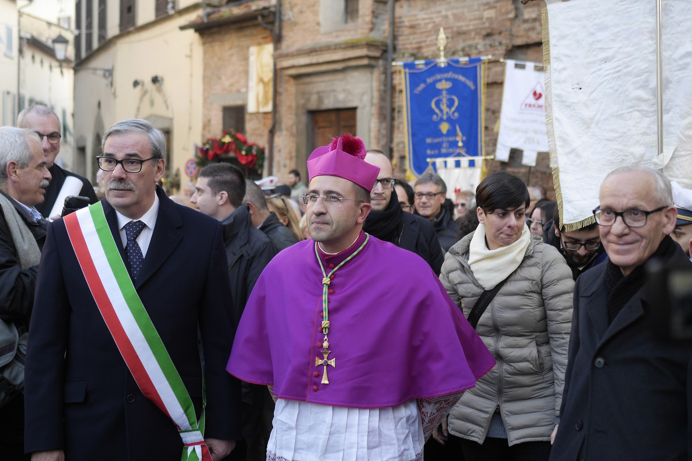 S.E.Mons.Andrea Migliavacca Vescovo di S.Miniato