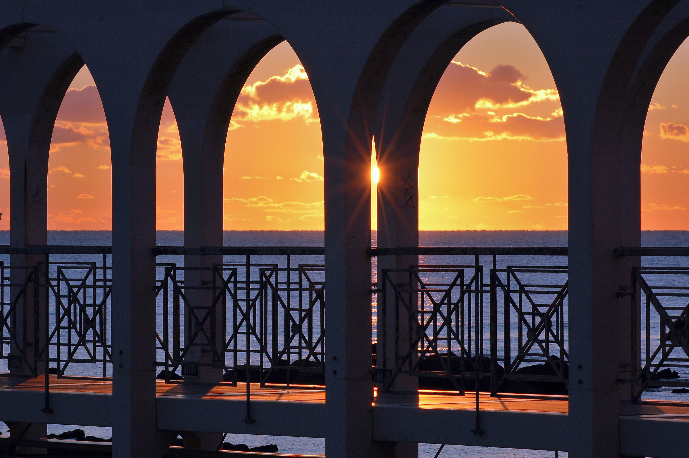 Sunset in Civitavecchia