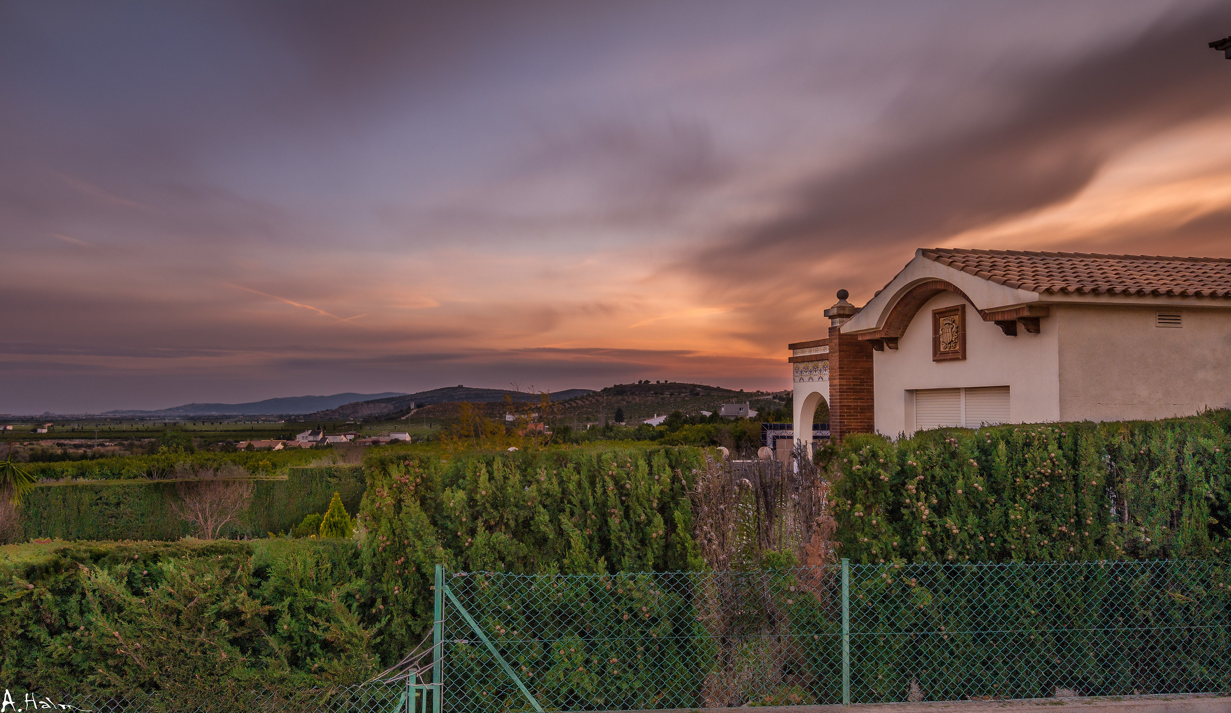 Dreamy Sunset in Vinaroz, Spain