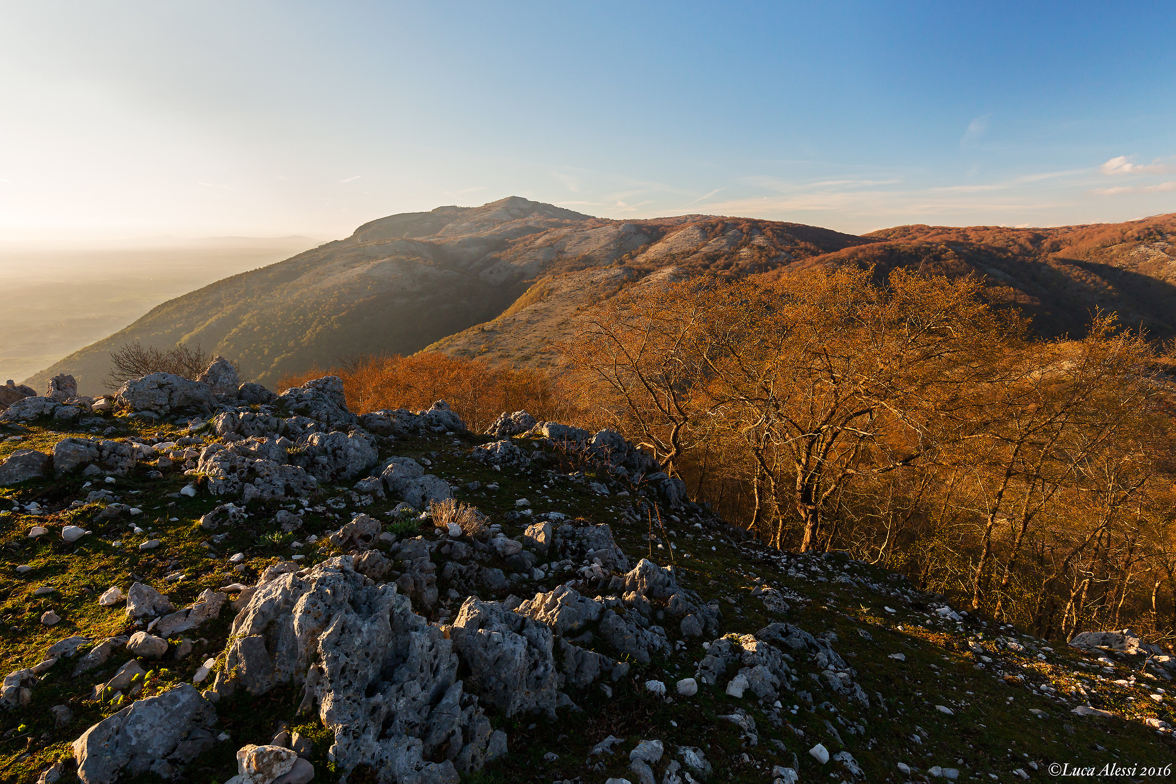 L'ultima luce sui monti Lucretili