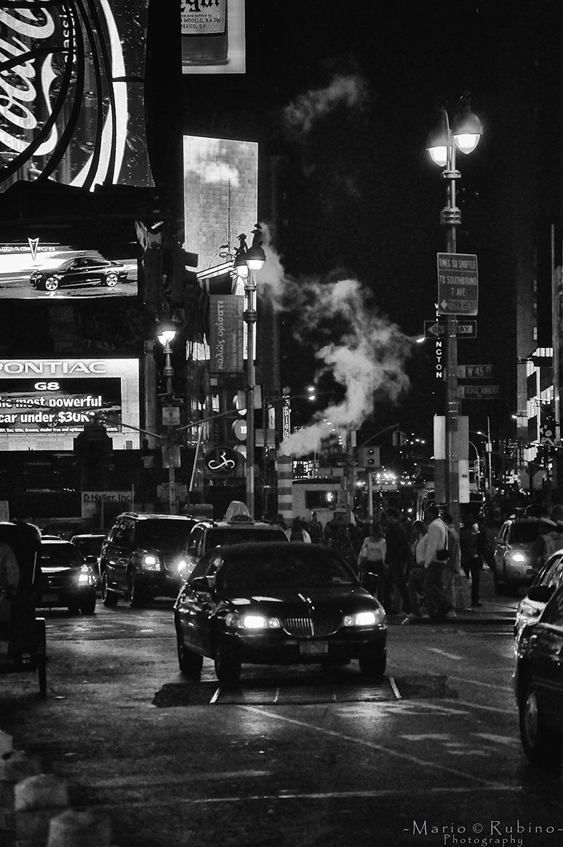 n.y.c. Times Square B&W