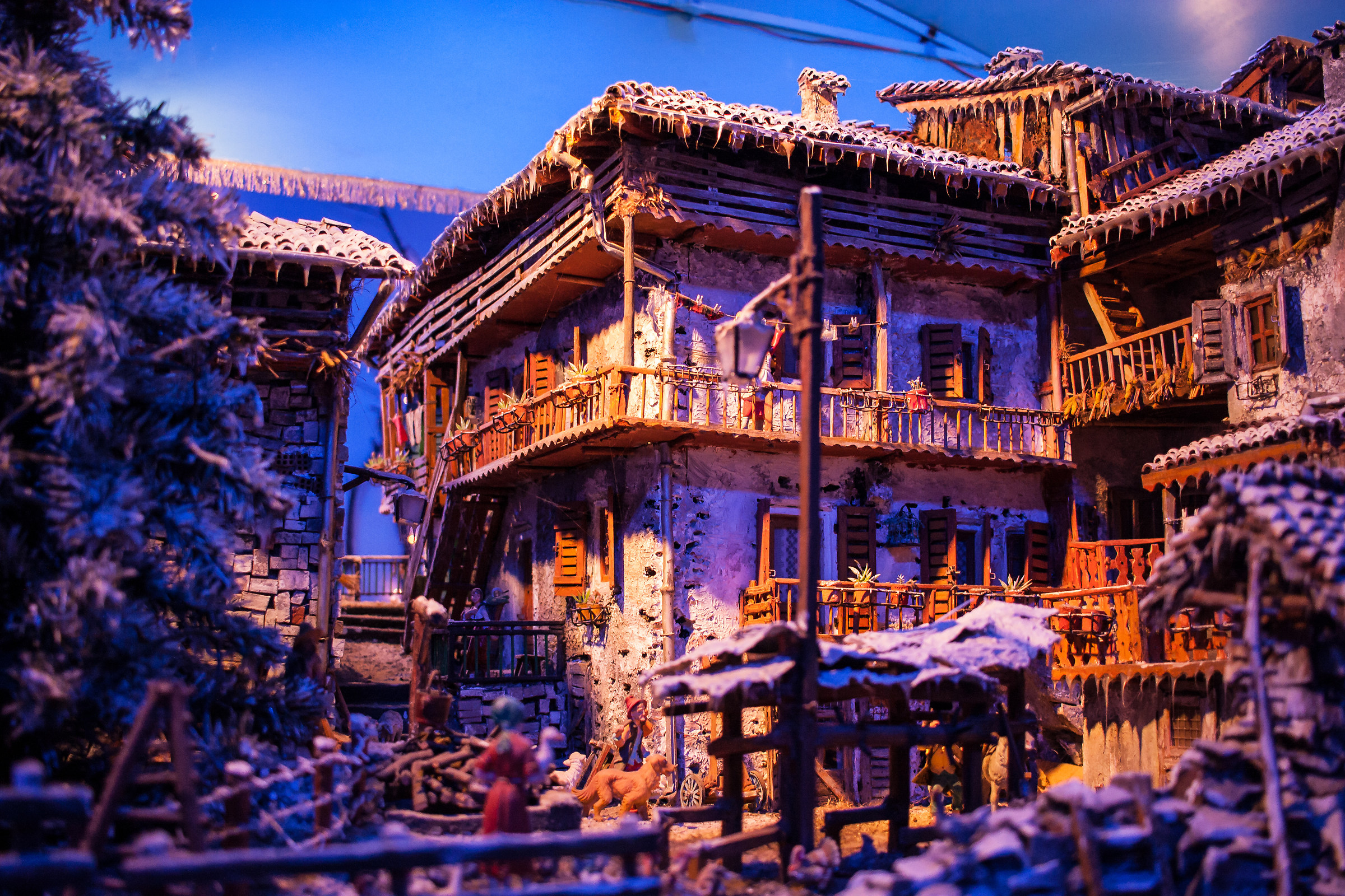 Permanent exhibition of cribs in Andalo