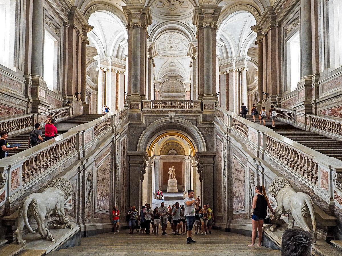 Scalone d'onore della Reggia di Caserta