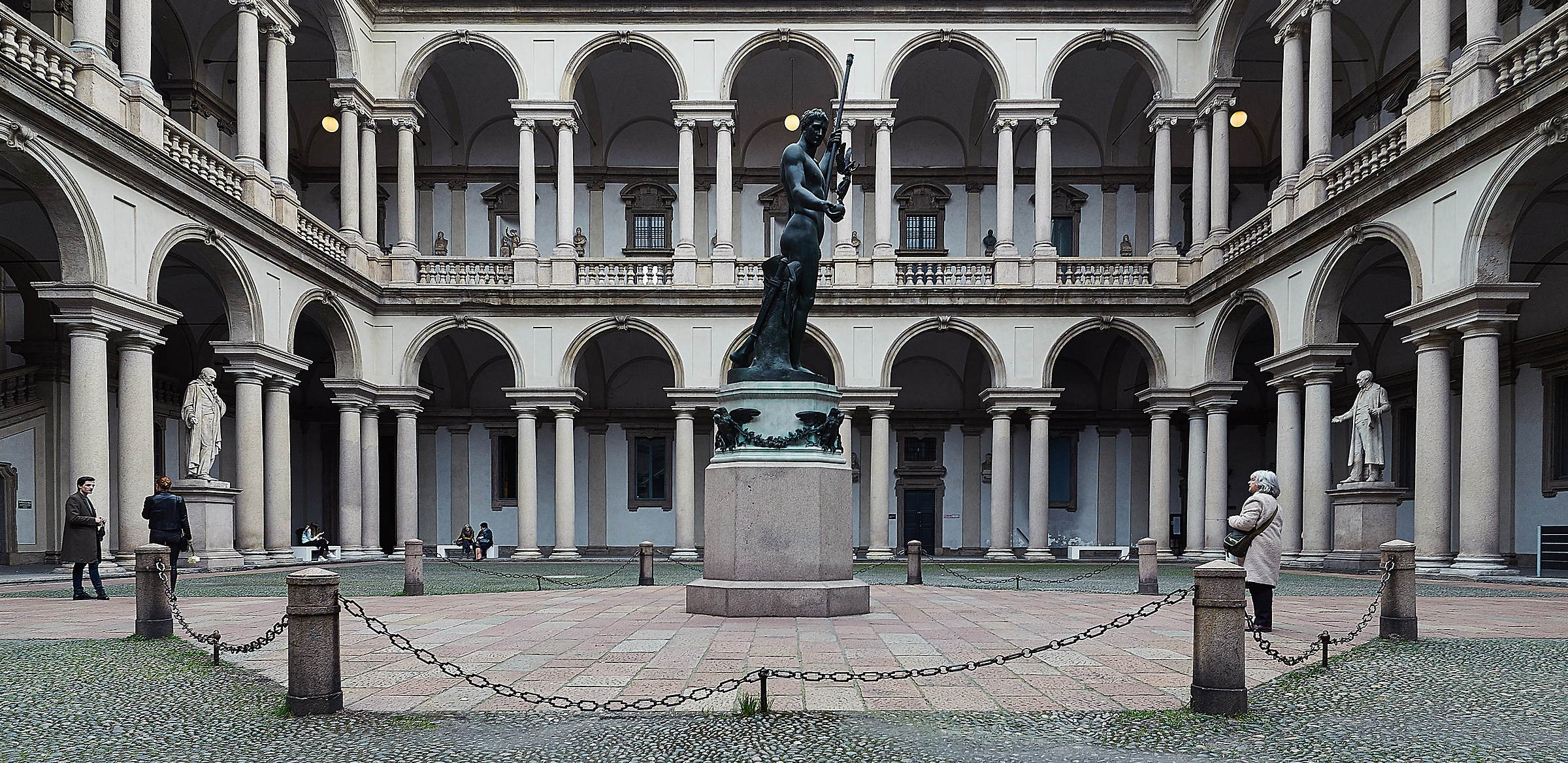 Cortile Pinacoteca di Brera