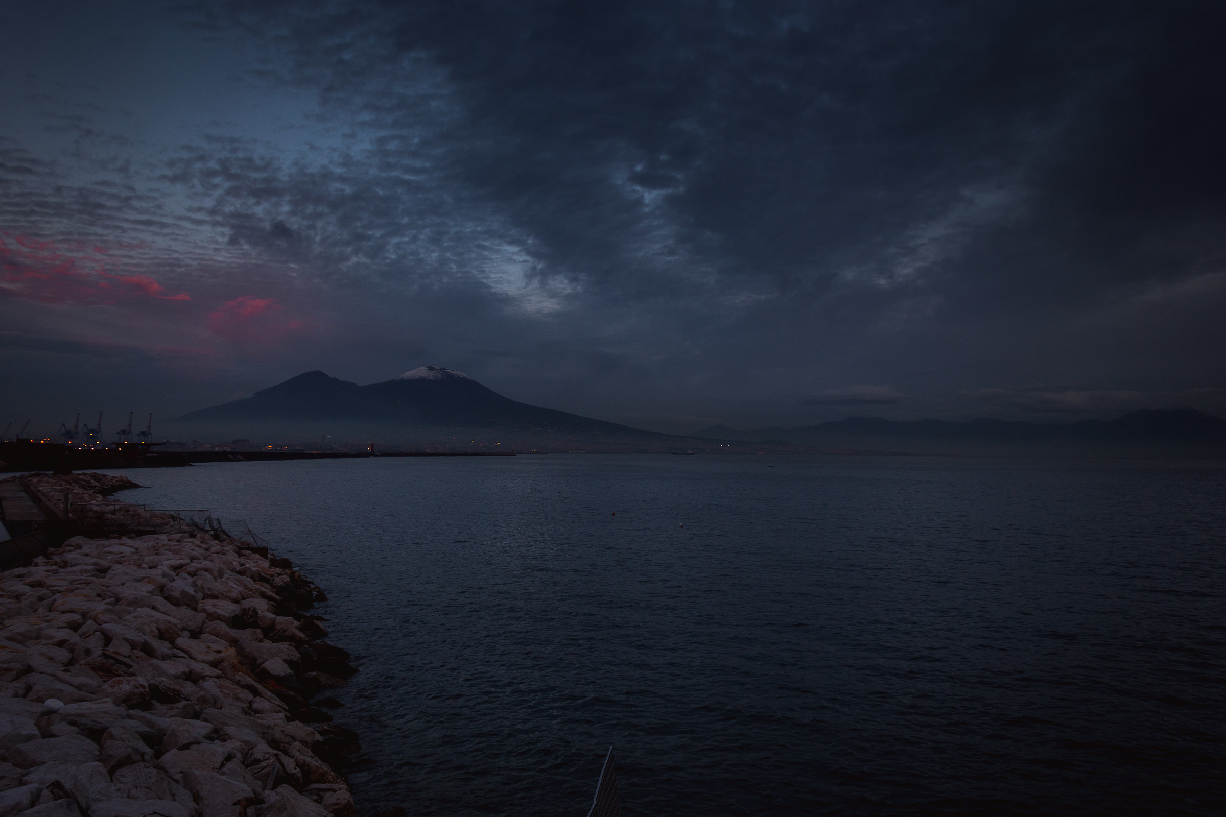 Vesuvio innevato