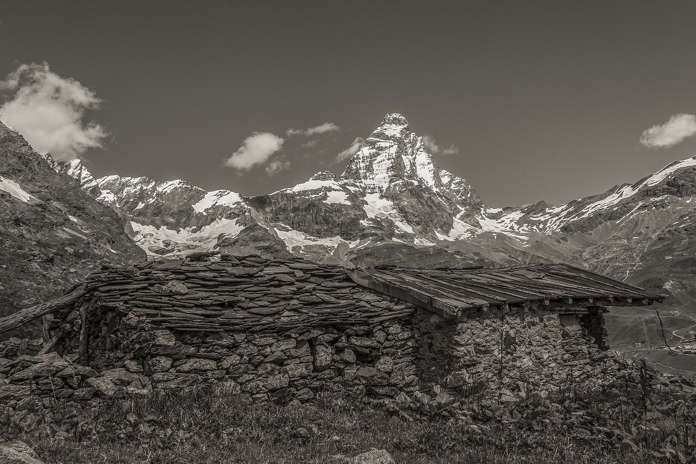 prova di bianco e nero