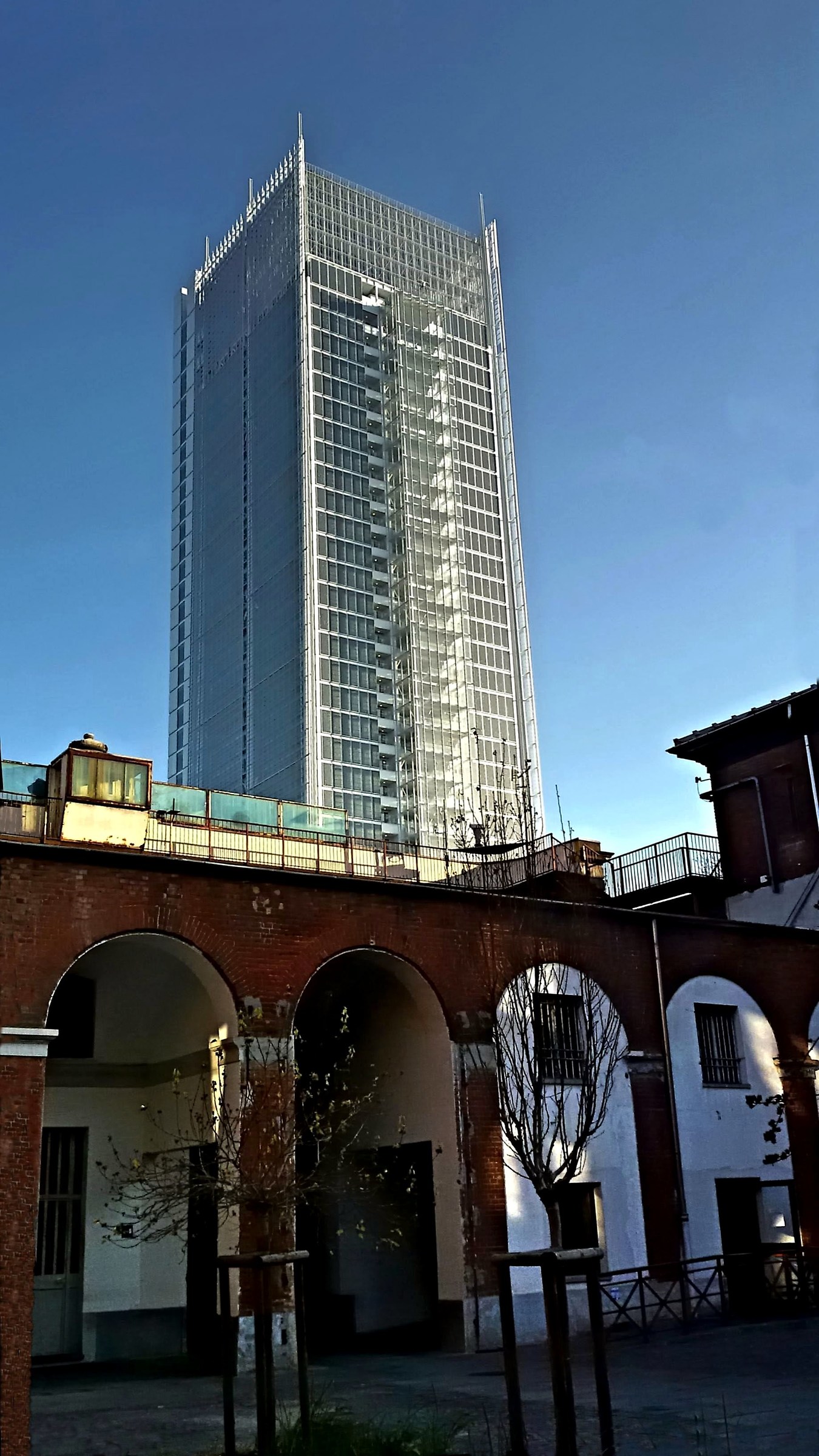 Between past and future