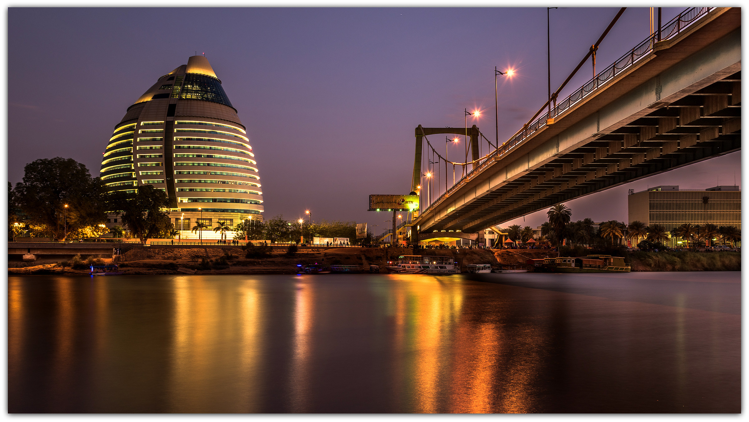 #NileStreet#Corintha#TutiBridge#Khartoum#Sudan