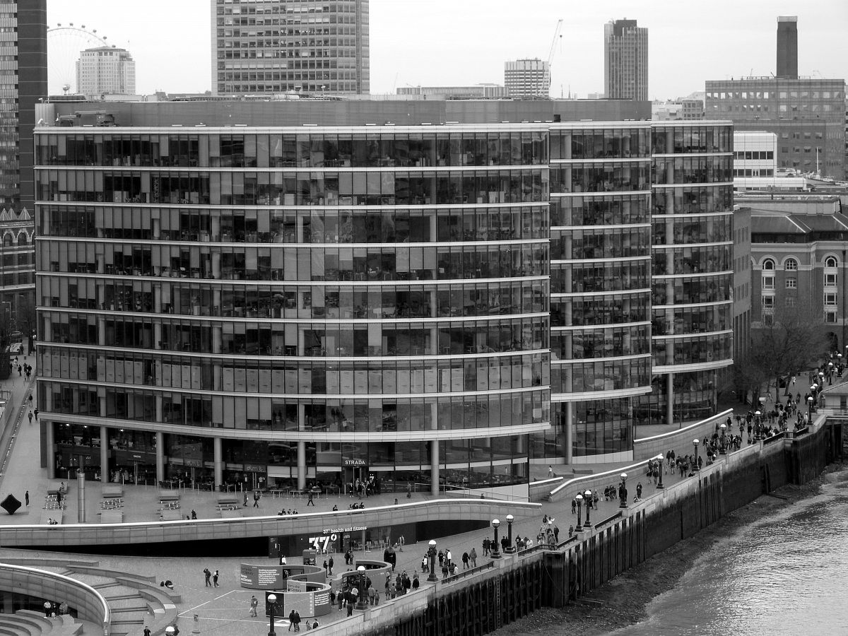 On the banks of the River Thames