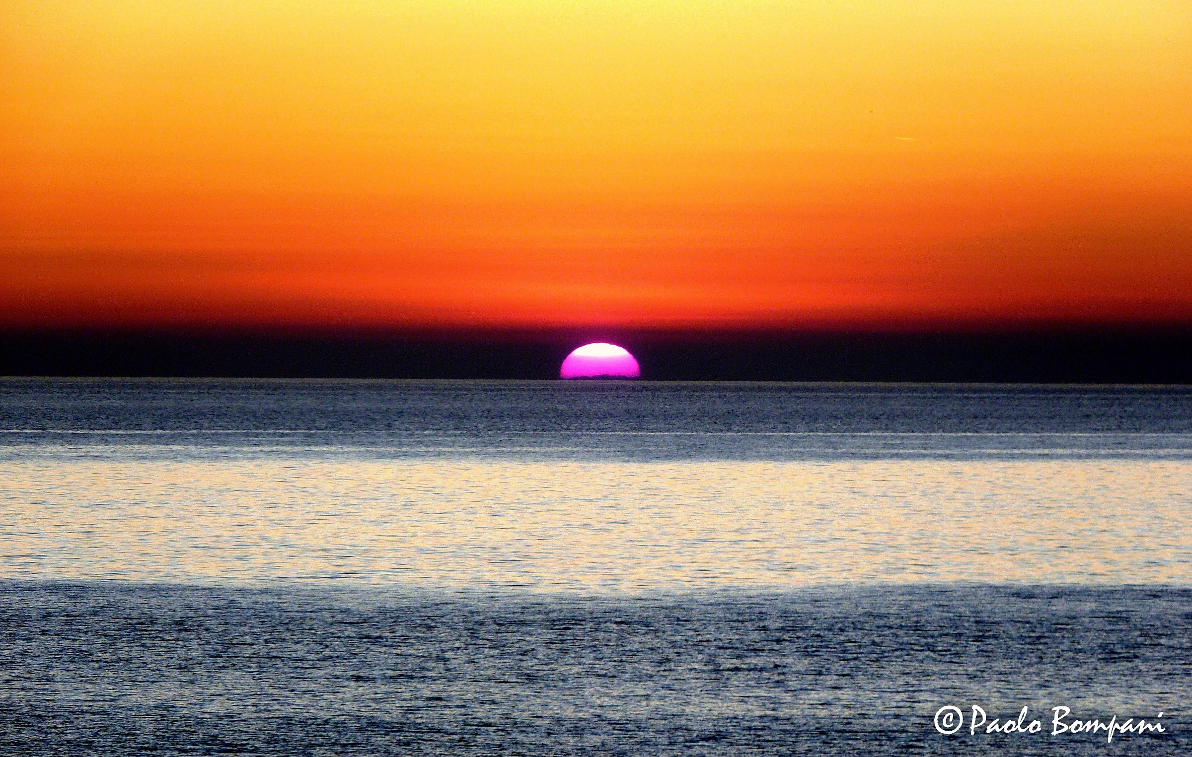 The colors of the sunset