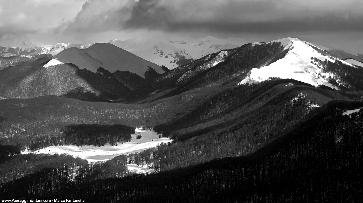 Quiet view from mountain