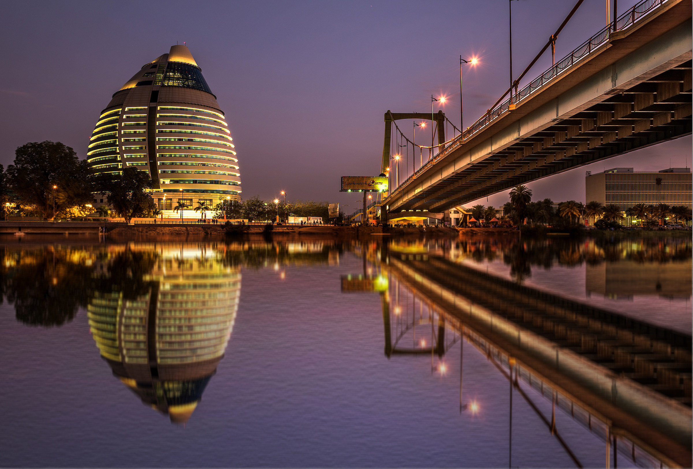 #NileStreet#Corintha#TutiBridge#Khartoum#Sudan