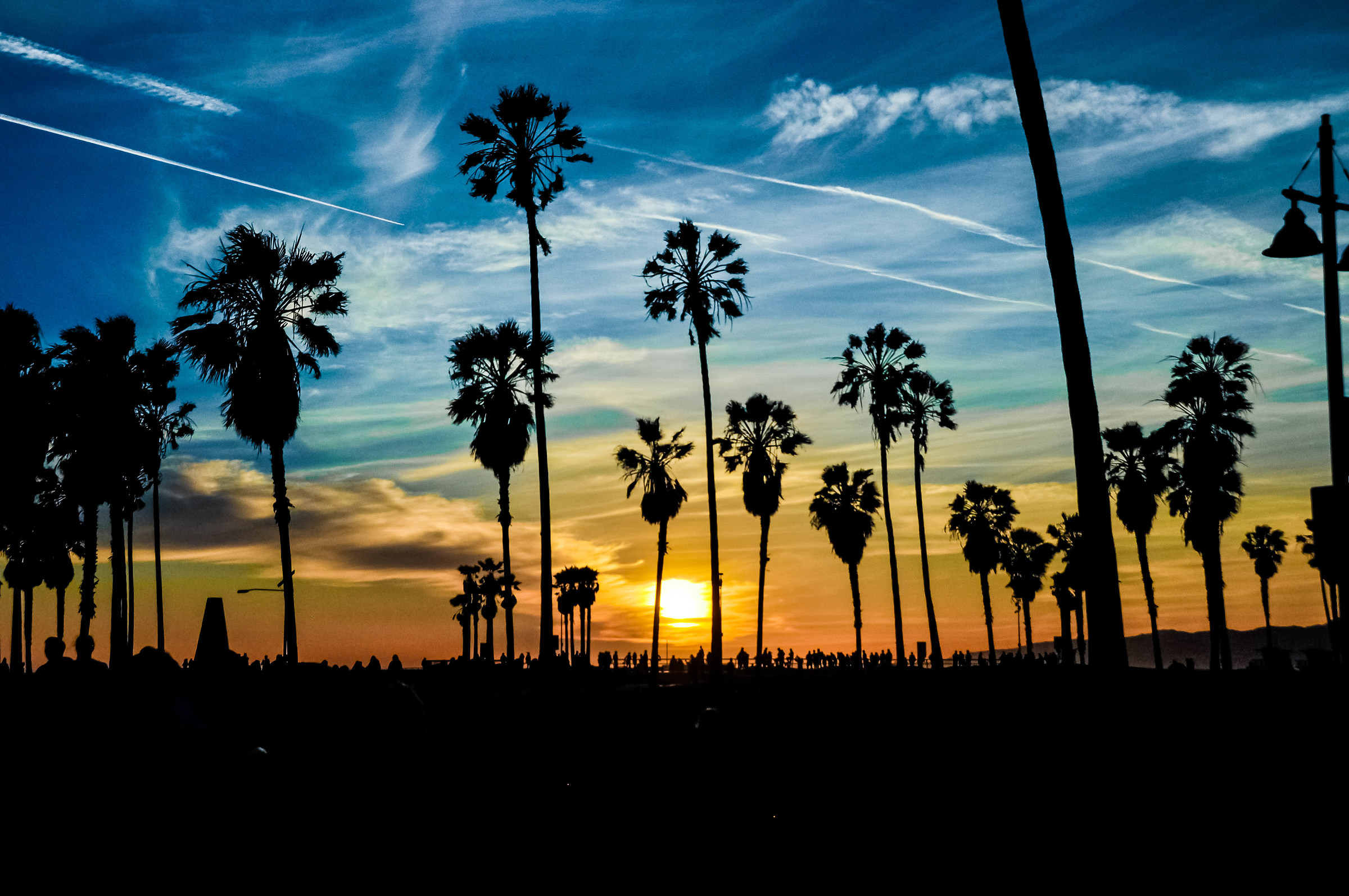 Sunset in Venice Beach