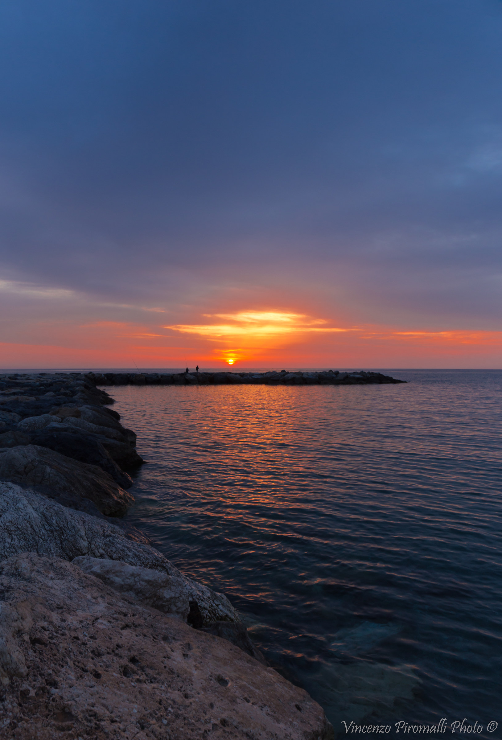 The last light of the day