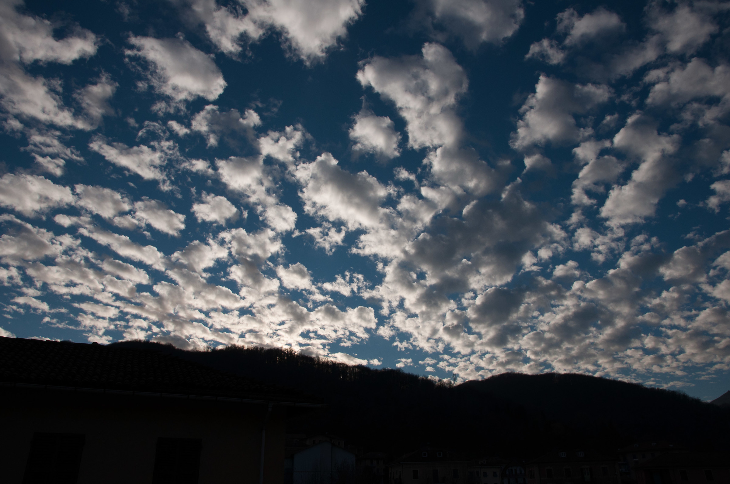 Nuvole a pecorelle.....