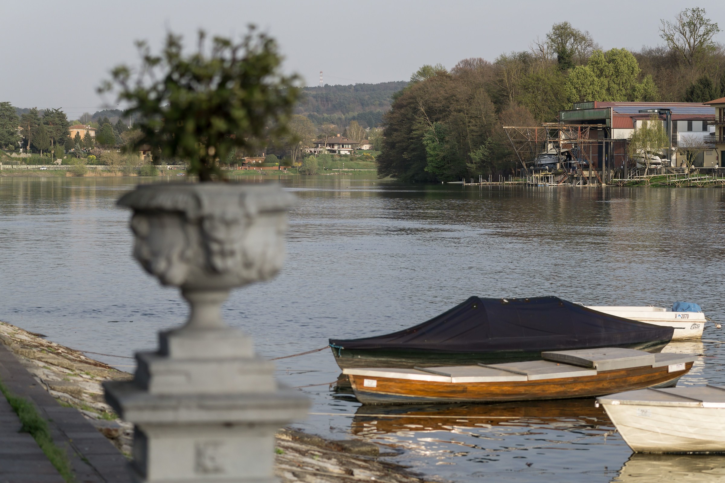 Late afternoon of April - Ansa del Ticino - 2
