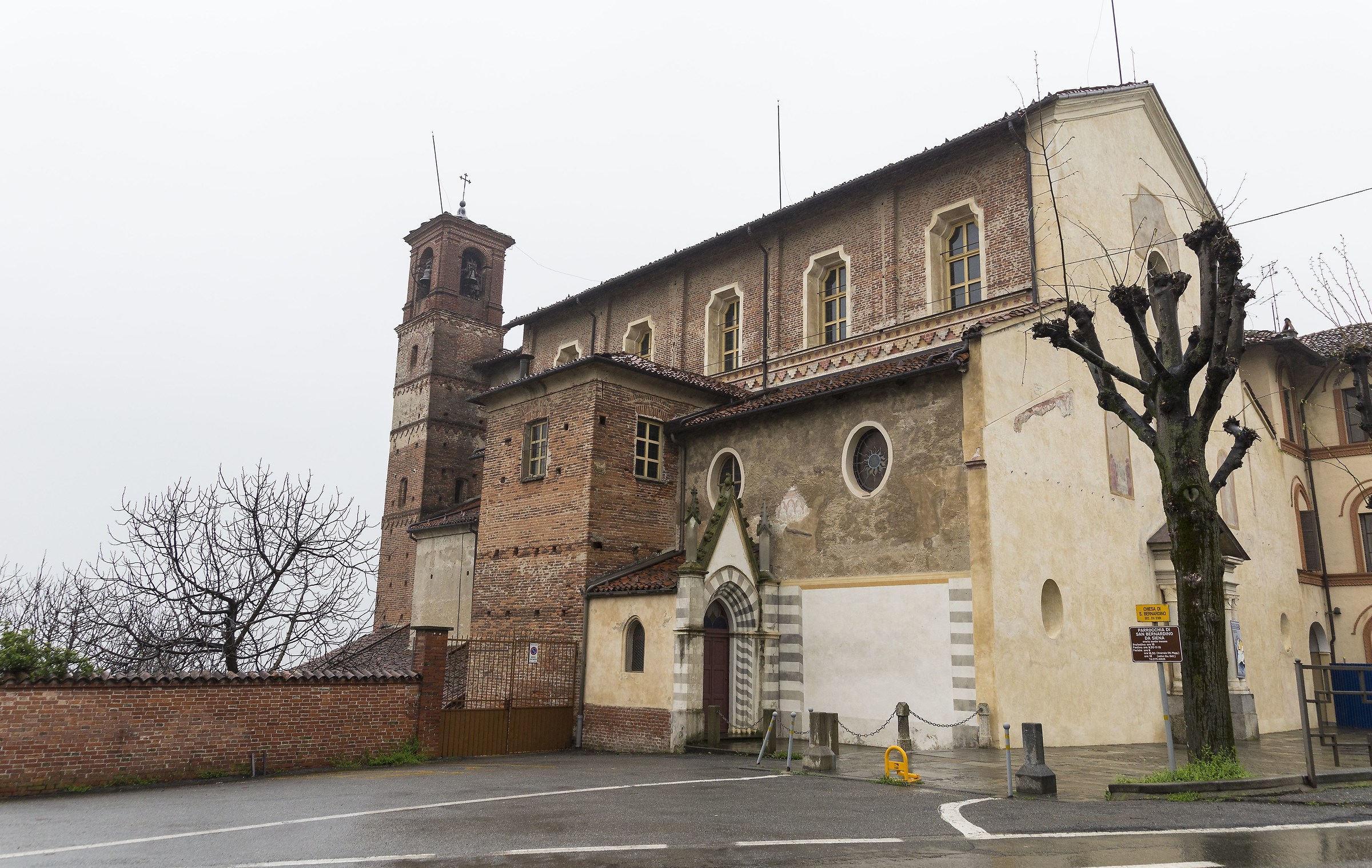 chiesa sulla collina di saluzzo