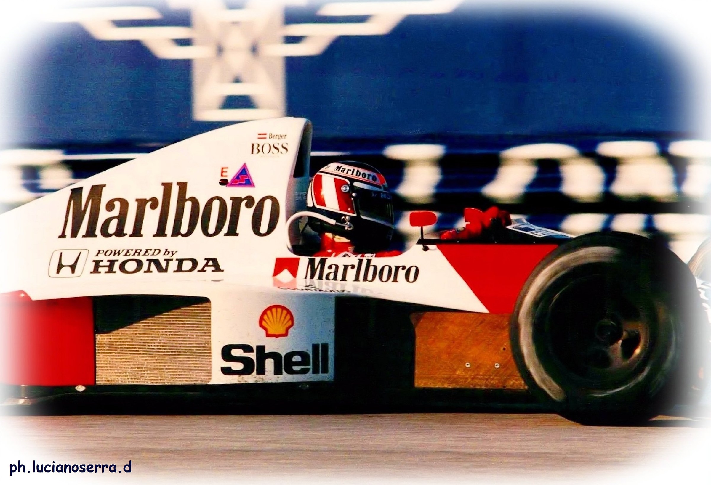 Gerhard Berger at McLaren Honda