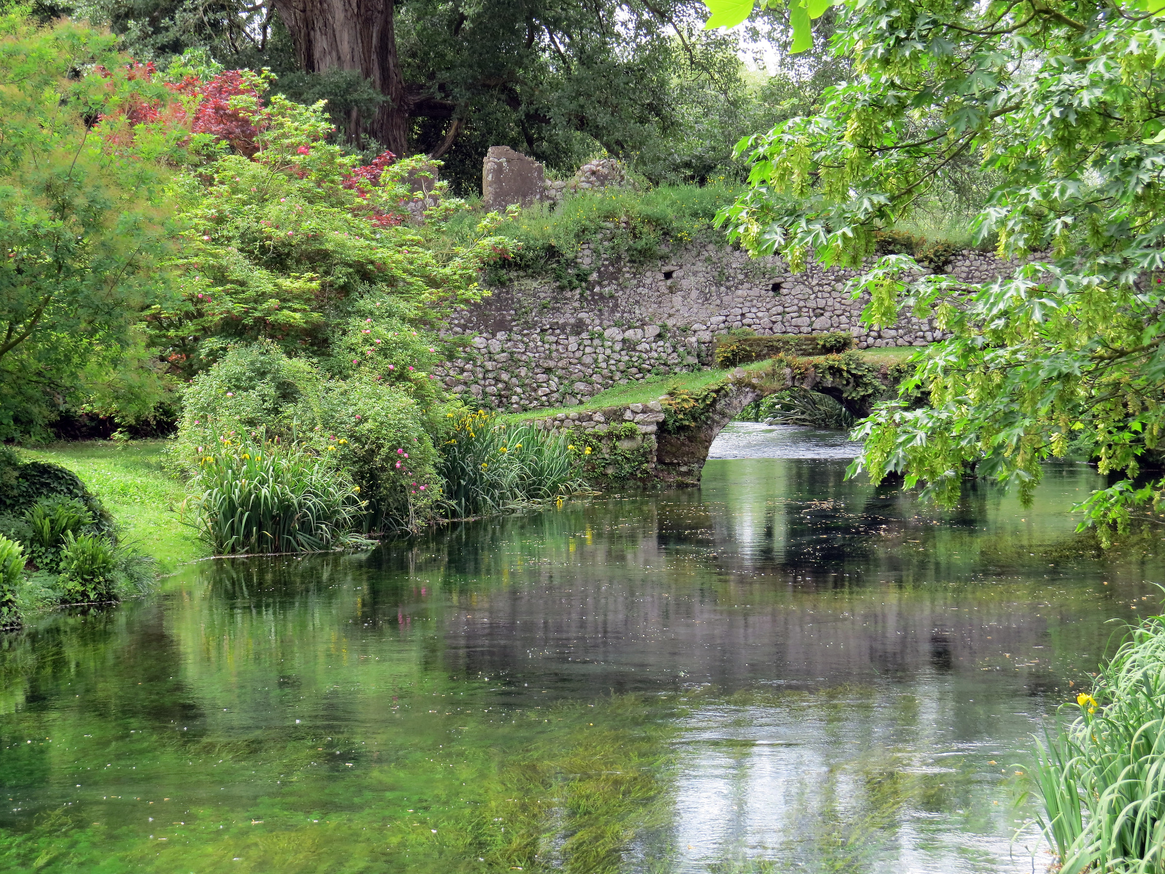 Ninfa: clear, fresh and sweet water ...