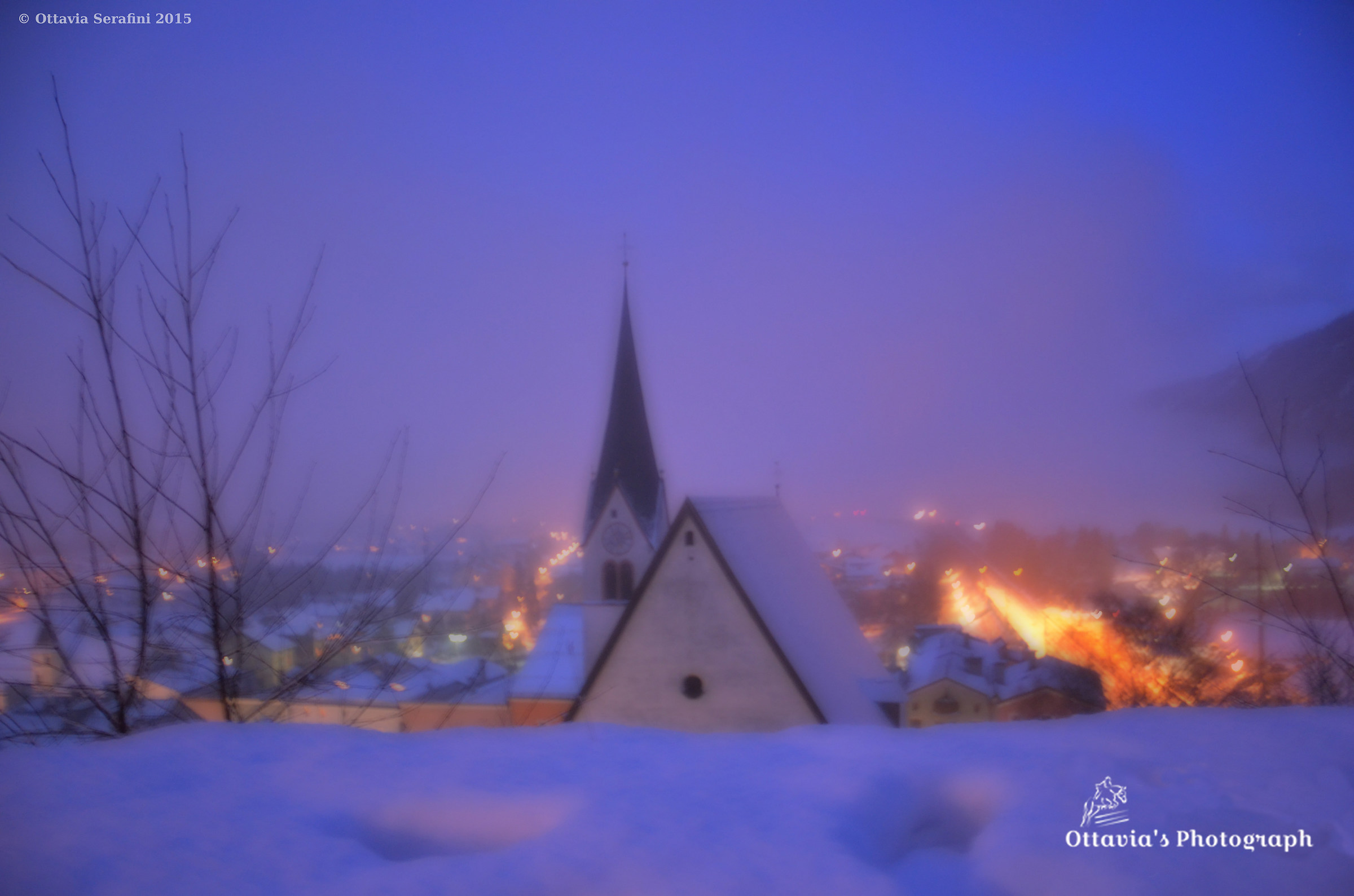 The house in the snow ...