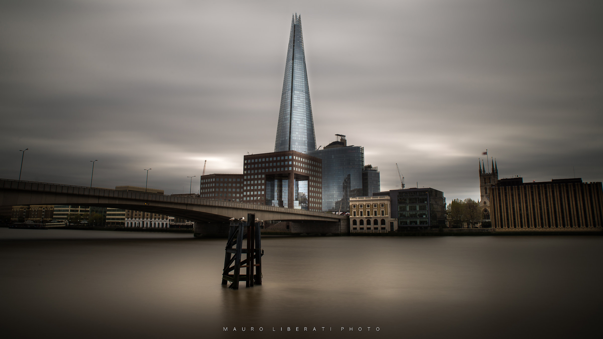 London. The Shard. Long Exposure.