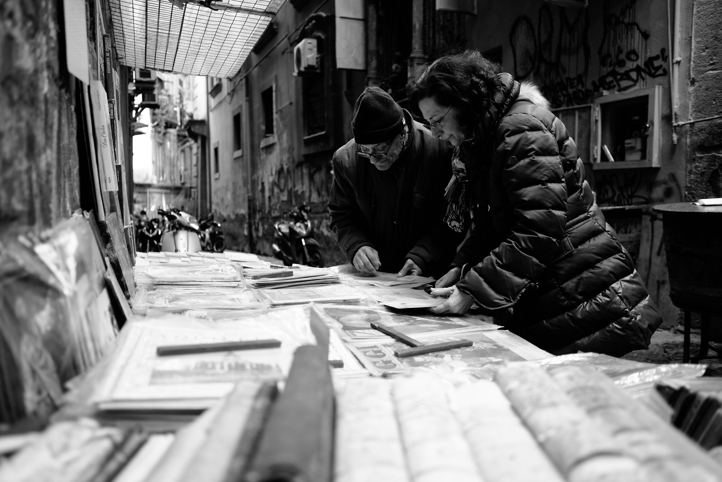 Between books and scooters