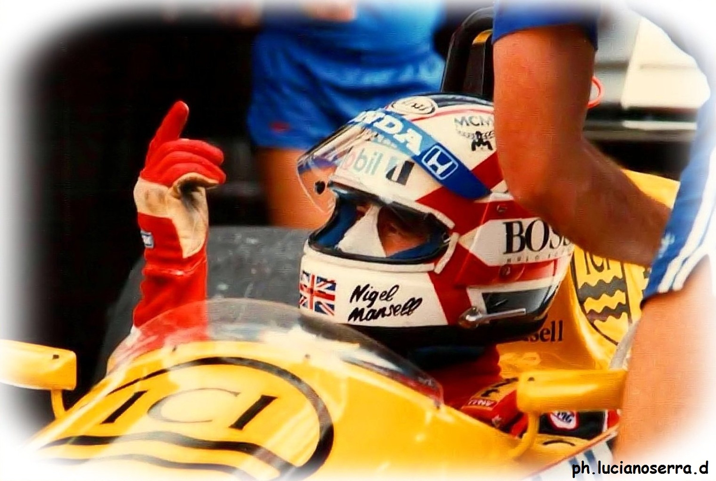 Nigel Mansell in the Williams Honda